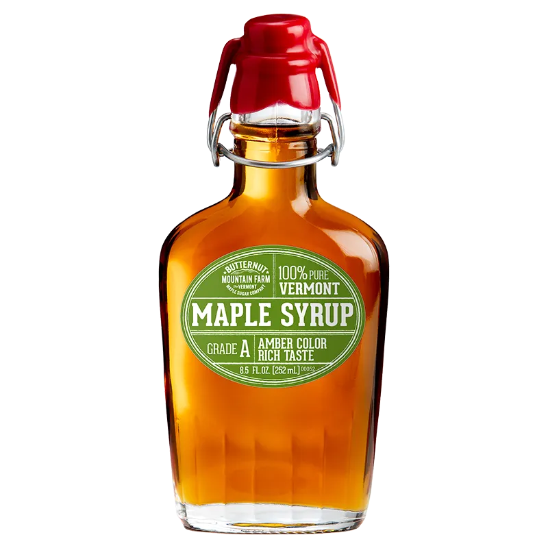 ORGANIC 12 fl. oz.  Maple Syrup Glass Bottle — Marvin's Country Store