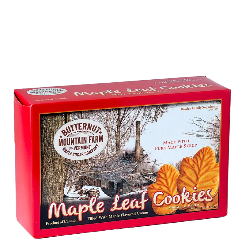 Maple Leaf Cookies Butternut Mountain Farm